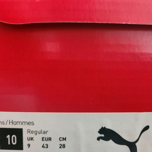 Puma Tazon Advance Leather Men's Athletic Sneaker White Running Shoe Size 10 - Picture 4 of 4